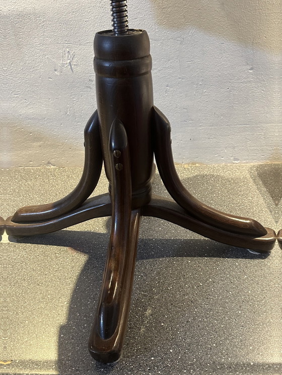 Image 1 of Vintage-Kapitänsstuhl mit Gurtband-Sitz und drehbarem Fuß