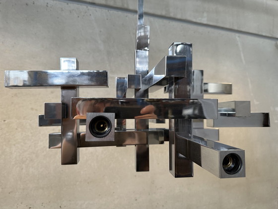 Image 1 of Vintage Design 'metrische' Pendelleuchte - Sciolari