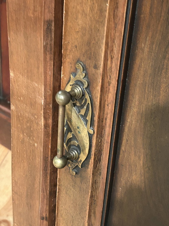 Image 1 of Einzigartiger englischer Vintage-Schreibtisch mit ausziehbaren Schubladen