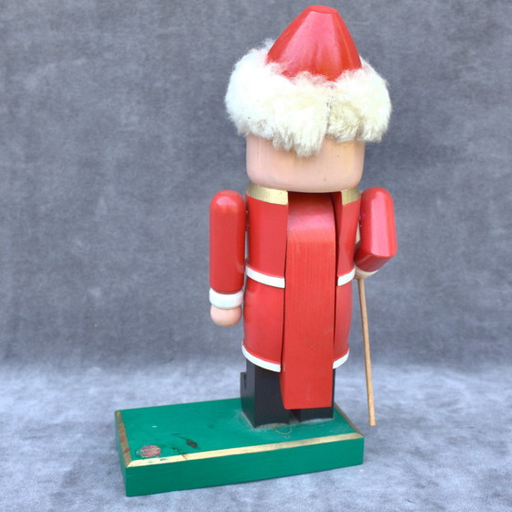 Image 1 of VintageErzgebi Holz Nussknacker Weihnachtsmann