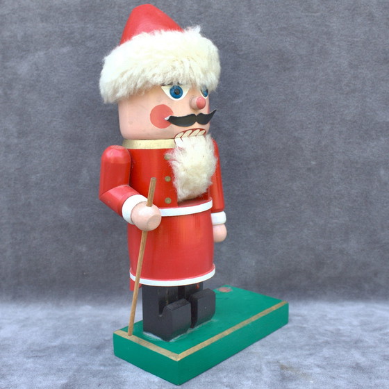 Image 1 of VintageErzgebi Holz Nussknacker Weihnachtsmann