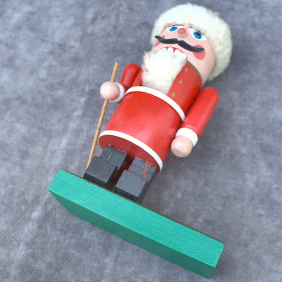 Image 1 of VintageErzgebi Holz Nussknacker Weihnachtsmann