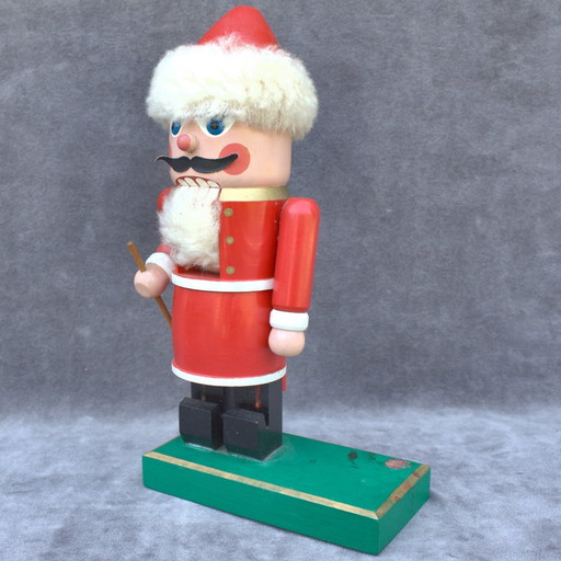 VintageErzgebi Holz Nussknacker Weihnachtsmann