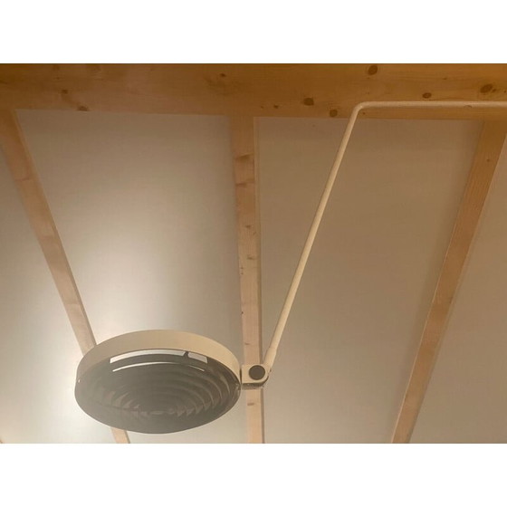 Image 1 of Vintage-Wandleuchte aus weiß lackiertem Metall, 1970