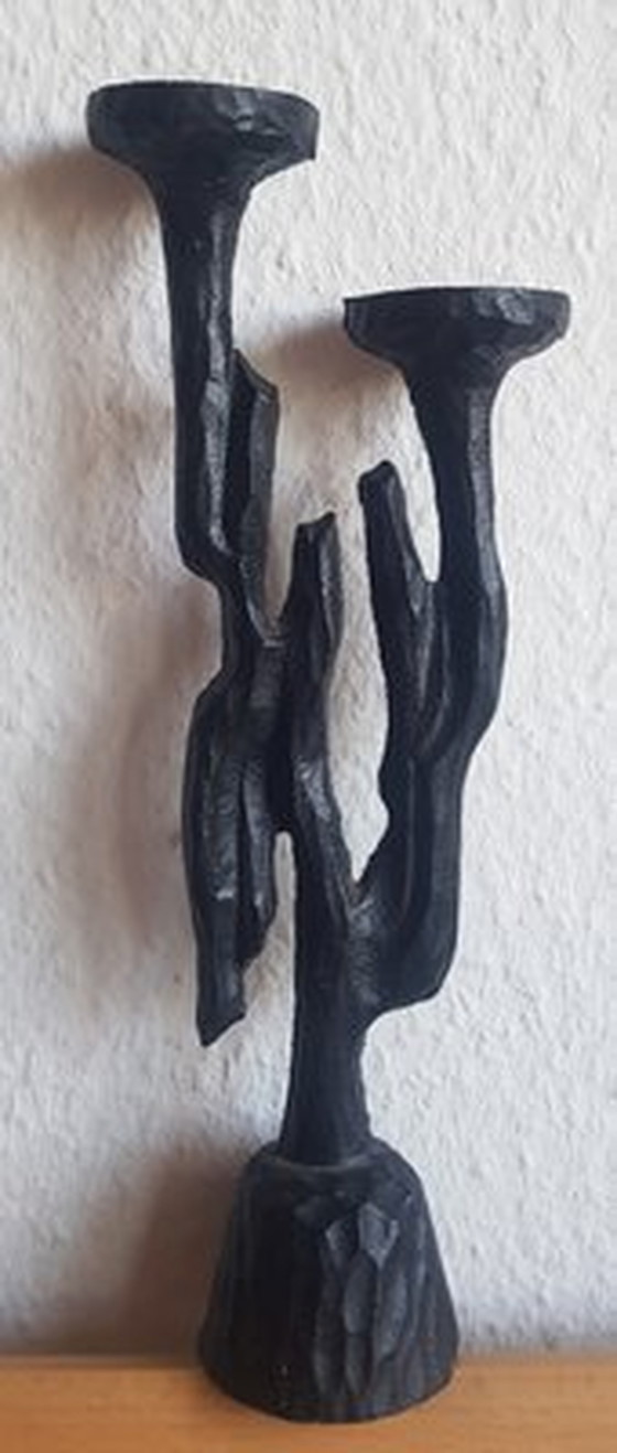 Image 1 of Brutalistischer Kerzenständer von Horst Dalbeck, 1970er Jahre