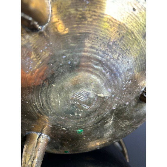 Image 1 of Alte Vase aus Messing und Eisen, Italien 1940