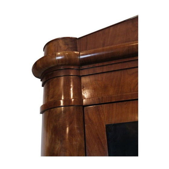 Image 1 of Norddeutscher Vintage-Eckschrank aus poliertem Mahagoni