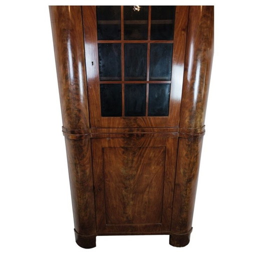 Image 1 of Norddeutscher Vintage-Eckschrank aus poliertem Mahagoni