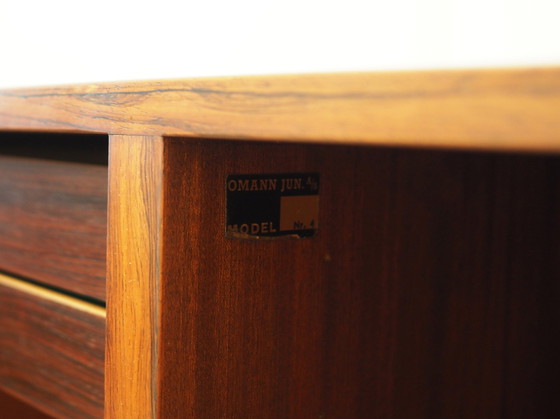 Image 1 of Palisander-Schrank, dänisches Design, 1970er Jahre, hergestellt von Omann Jun