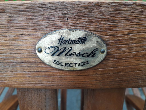 4 Hartman Mesch Selection Teak Gartenstühle, klappbar