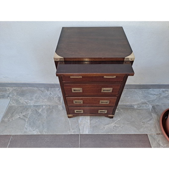 Image 1 of Vintage Militär-Kampagne Set von Schubladen mit Schiebeboden, 1900s