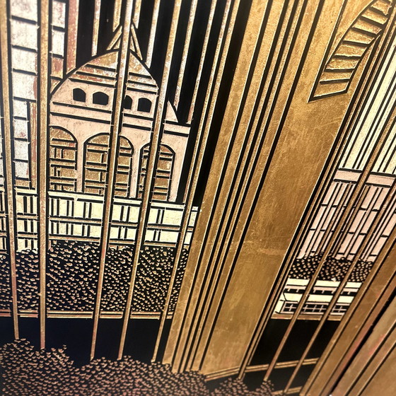 Image 1 of Vintage Raumteiler von Fournier Dekoration Paris, Frankreich 1980S