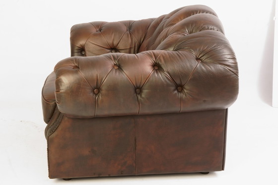 Image 1 of Zwei Chesterfields-Sessel in Westminster-Version