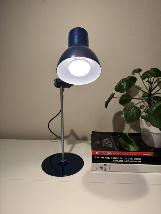 Image 1 of Veneta Lumi Massive Schreibtischlampe Metallic Blau 80S