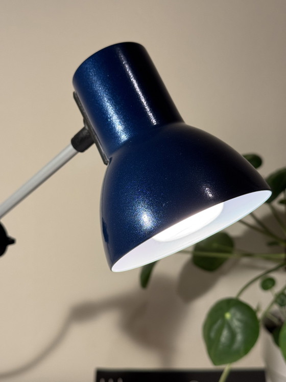 Image 1 of Veneta Lumi Massive Schreibtischlampe Metallic Blau 80S