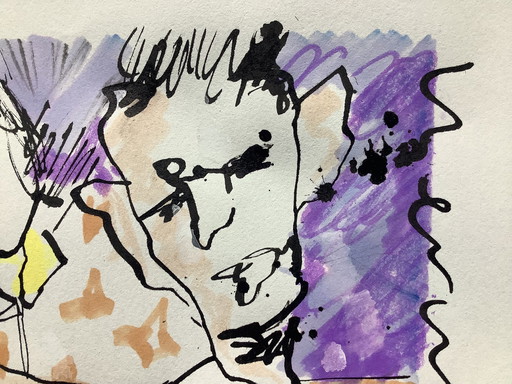 Herman Brood Zeichnung