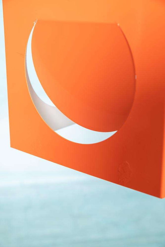 Image 1 of Hängeleuchte finnisches Raumfahrtdesign, 1960er Jahre Cube Stockmann Orno