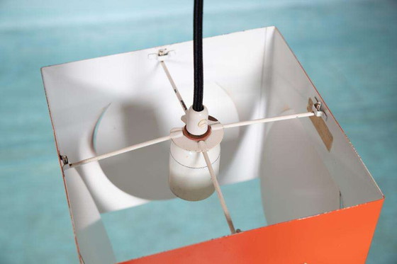 Image 1 of Hängeleuchte finnisches Raumfahrtdesign, 1960er Jahre Cube Stockmann Orno