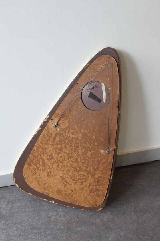 Image 1 of Mosaik- Und Messingspiegel, Freie Form, Holland, 50'S.