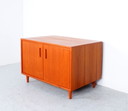 Dänisches Sideboard aus Teakholz oder Audiomöbel 1