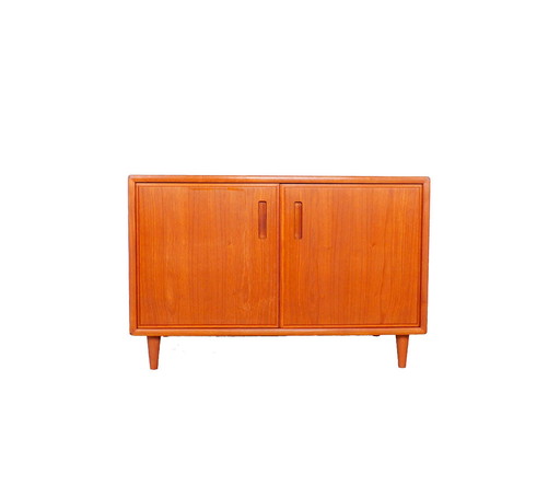 Dänisches Sideboard aus Teakholz oder Audiomöbel 1