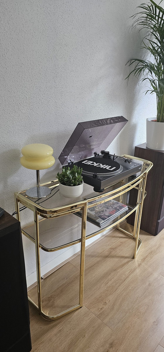 Image 1 of Vintage gold Konsolentisch