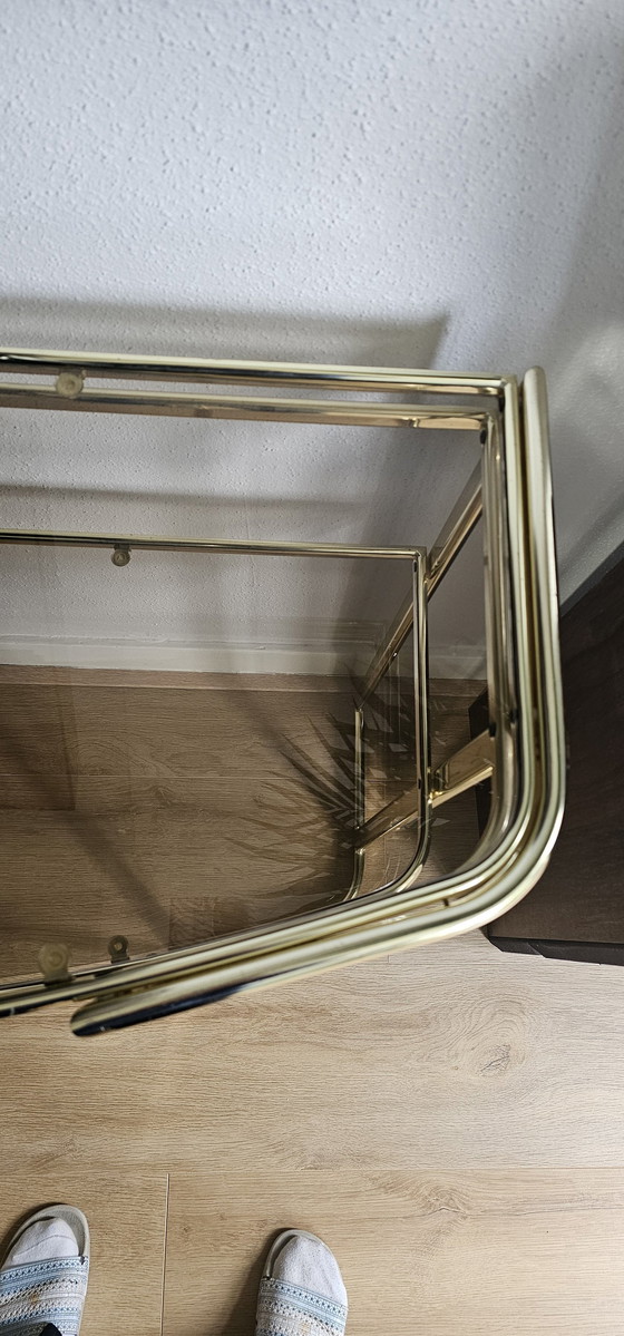 Image 1 of Vintage gold Konsolentisch