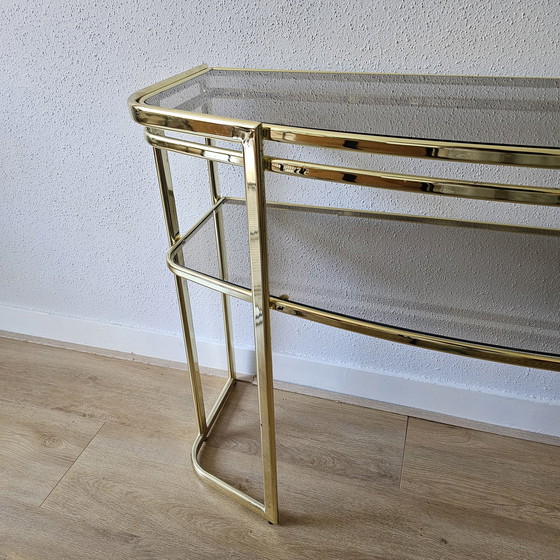 Image 1 of Vintage gold Konsolentisch