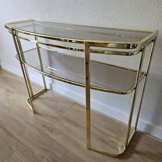 Image 1 of Vintage gold Konsolentisch