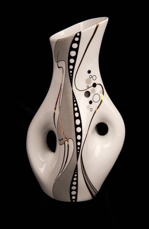 Gerold Tettau Vase Dekor Breakdance