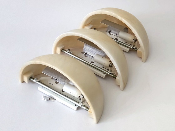 Image 1 of 3X Wandleuchten Alabaster oder Alabaster