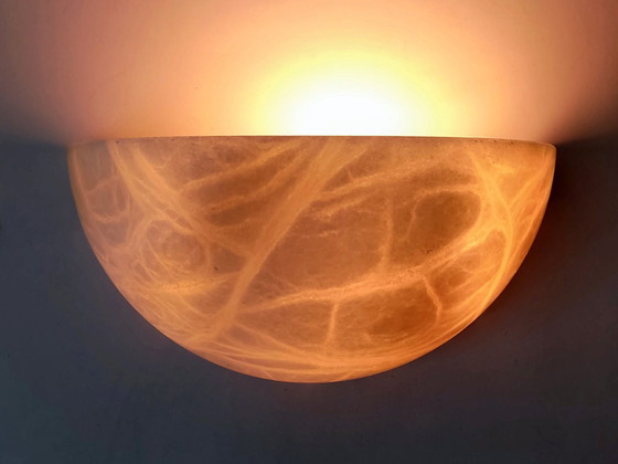 Image 1 of 3X Wandleuchten Alabaster oder Alabaster