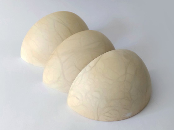 Image 1 of 3X Wandleuchten Alabaster oder Alabaster