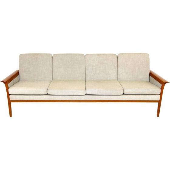 Image 1 of Vintage 4-Sitzer Sofa von Fredrik Kayser für Vatne Møbler, Norwegen 1950er Jahre