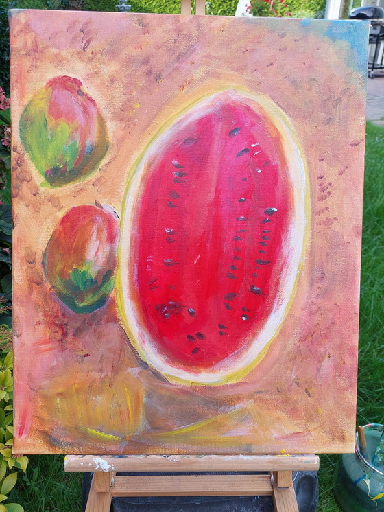 Image 1 of Original-Acryl-Gemälde 50X60 Cm