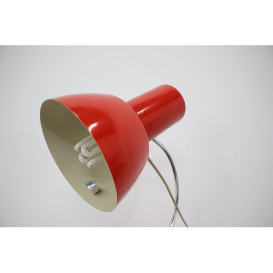 Image 1 of Alte rote Tischlampe Napako, 1960