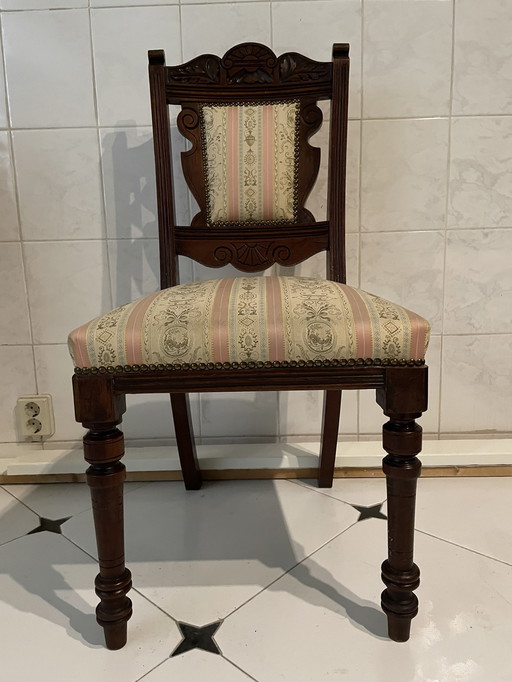 Satz von 6 Biedermeierstühlen