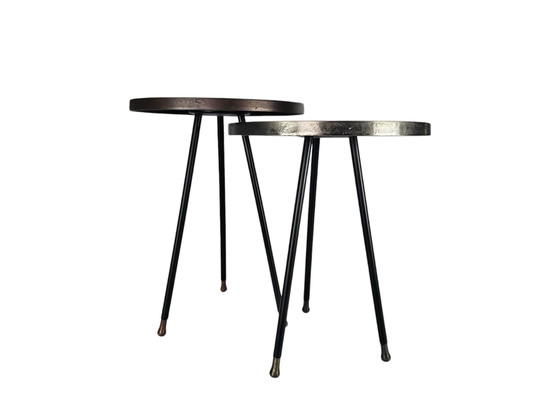 Image 1 of Dutchbone - Beistelltische (2) Serie 'Alim' - Aluminium - Metall