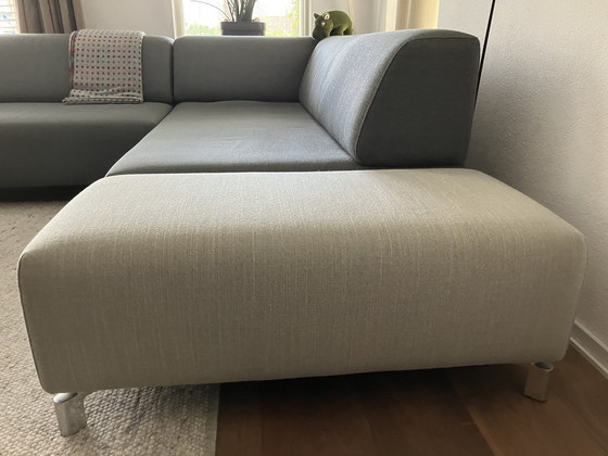 Image 1 of Leolux Ecksofa mit losem Hocker, Modell Faya Lobi.