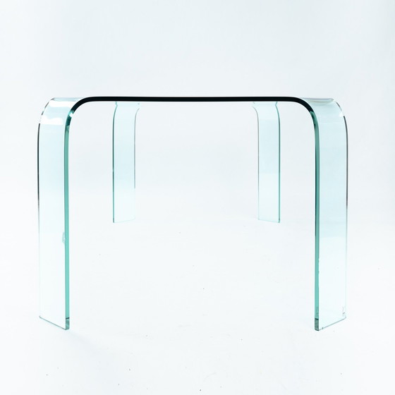 Image 1 of Fiam Glas-Schreibtisch oder Esstisch, 1984