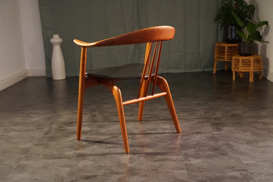 Image 1 of Vintage Teak Bürostuhl von Arne Hovmand Olsen, 1960er