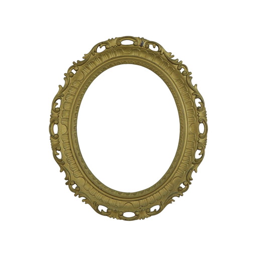 Oval Gold Frame Klassisch