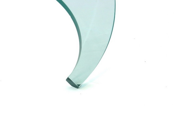 Image 1 of Knut Hesterberg for Ronald Schmitt propeller glass coffee table / Couchtisch