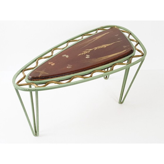 Image 1 of Beistelltisch mit Dreibein, Vintage, 1950