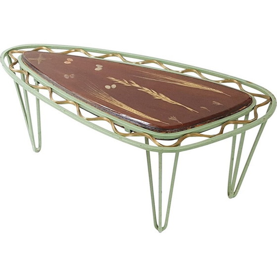 Image 1 of Beistelltisch mit Dreibein, Vintage, 1950