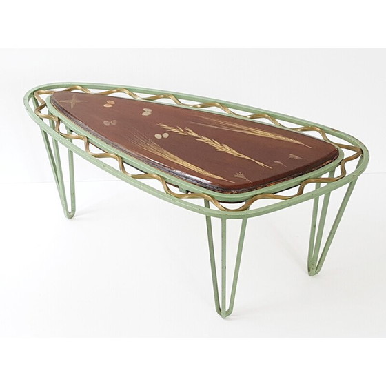 Image 1 of Beistelltisch mit Dreibein, Vintage, 1950