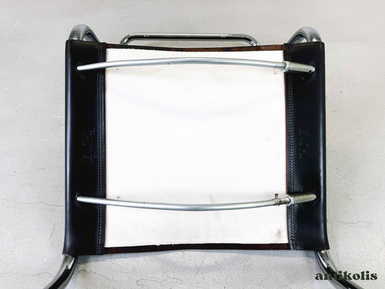 Image 1 of 2er Set Thonet S33 Mid Century Stühle Mart Stam Kernleder 1970er