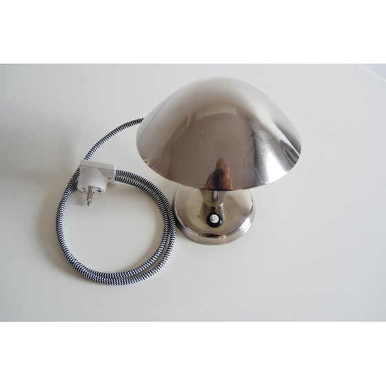 Image 1 of Vintage Tischlampe aus Chrom und Kunststoff, Tschechoslowakei 1930