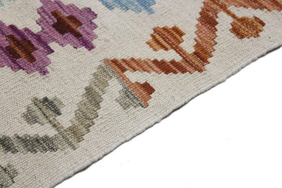 Image 1 of Original Old Style Kelim Afghan 243 X 167 Cm Top Zustand