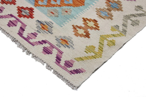 Image 1 of Original Old Style Kelim Afghan 243 X 167 Cm Top Zustand